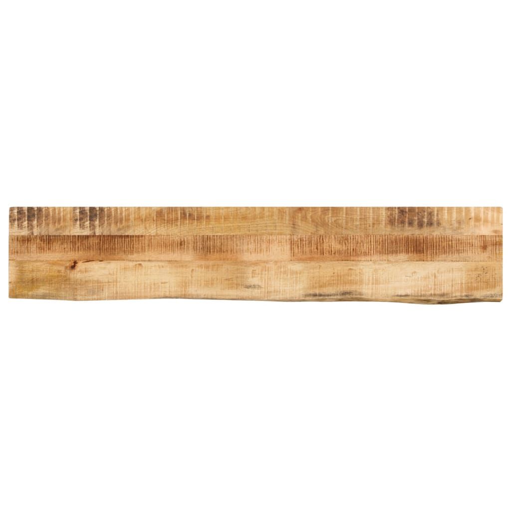 Tischplatte Mango Massivholz 160x30 cm mit natürlicher Baumkante rustikal Tischplatte Mango Massivholz 160x30 cm mit natürlicher Baumkante rustikal