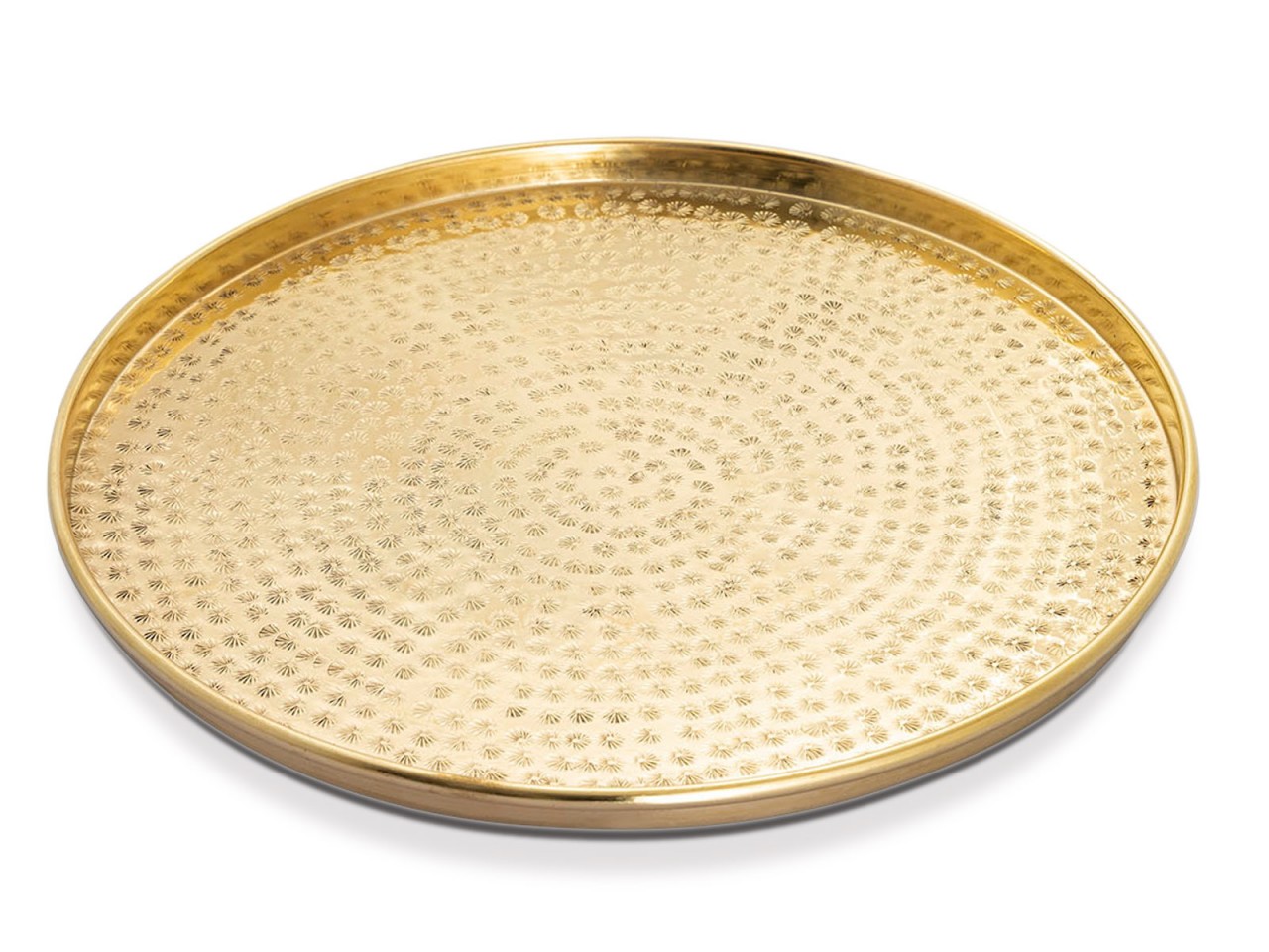 Deko Tablett ø 40 cm rund gelbgold Serviertablett Metall Kerzentablett Dekotablett Deko Tablett ø 40 cm rund gelbgold Serviertablett Metall Kerzentablett Dekotablett