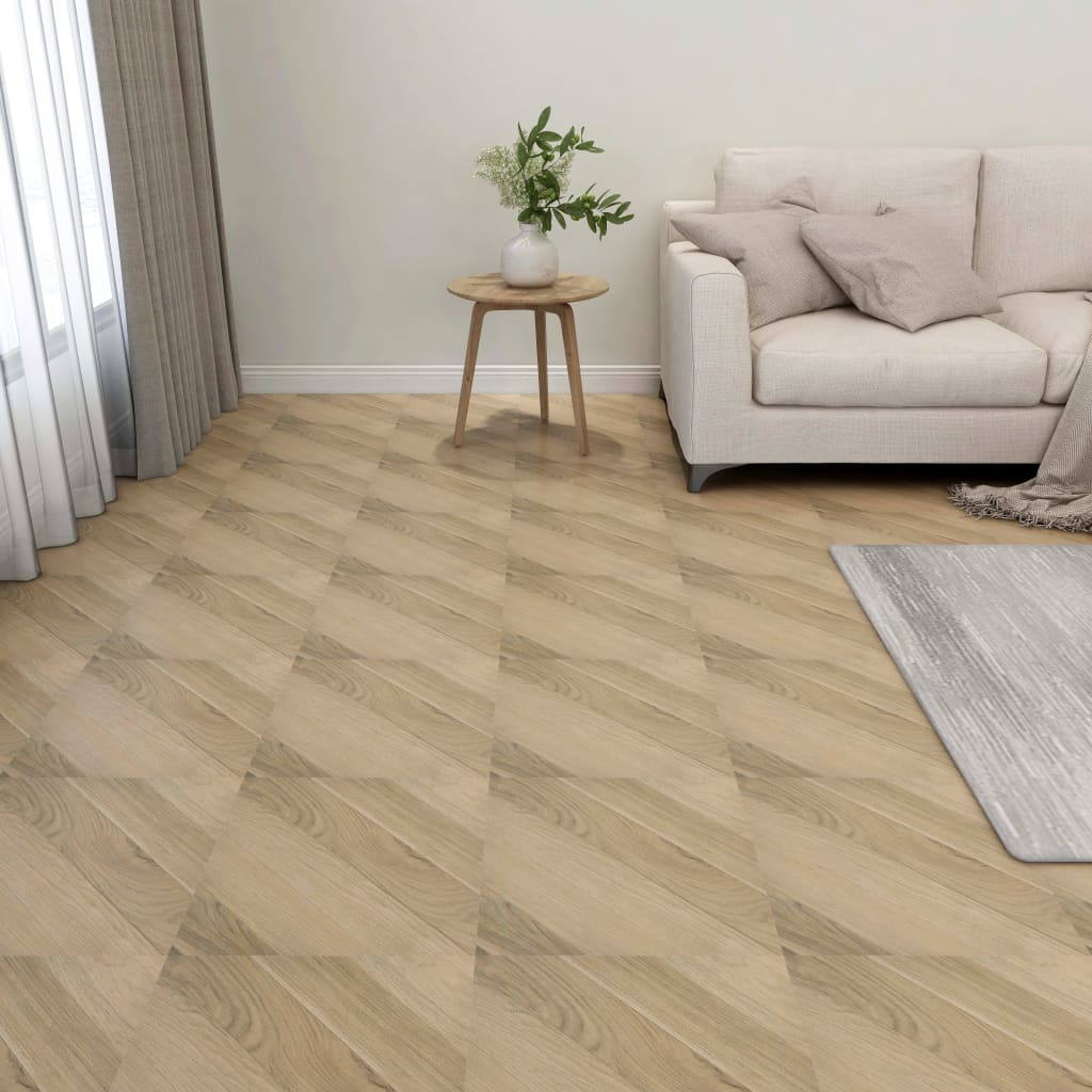 PVC-Fliesen Selbstklebend 55 Stk. 5,11 m² Braun Gestreift Pflegeleicht modern PVC-Fliesen Selbstklebend 55 Stk. 5,11 m² Braun Gestreift Pflegeleicht modern
