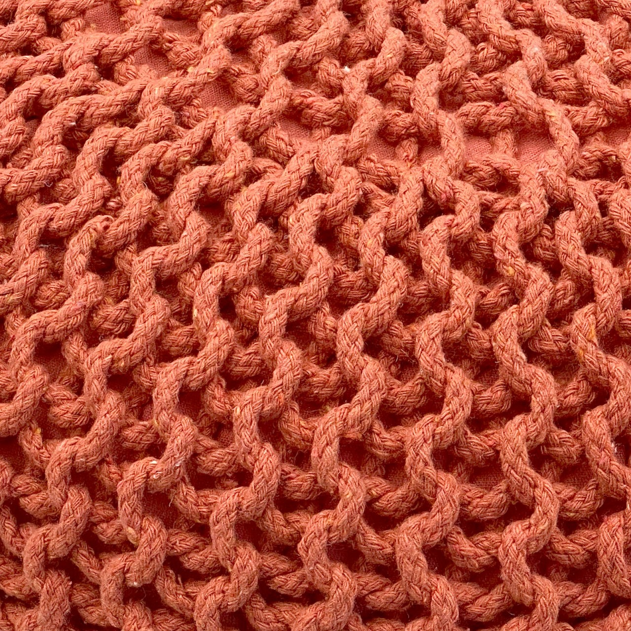 Strickhocker Pouf Ø 45 H 30 cm cm Sitzpouf Strick Bodenkissen Strickhocker Pouf Ø 45 H 30 cm cm Sitzpouf Strick Bodenkissen