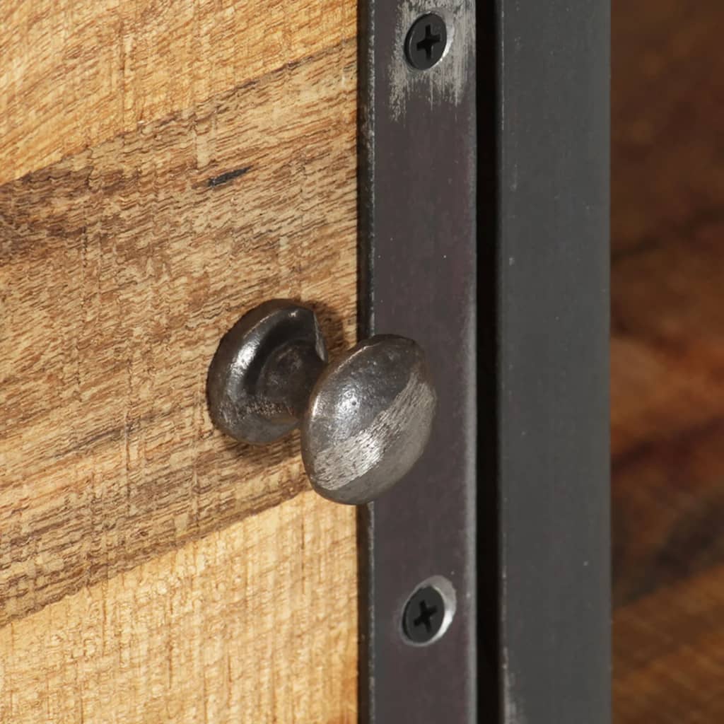 TV-Schrank Mangoholz 110x30x42 cm Massivholz Industrie Design TV-Schrank Mangoholz 110x30x42 cm Massivholz Industrie Design
