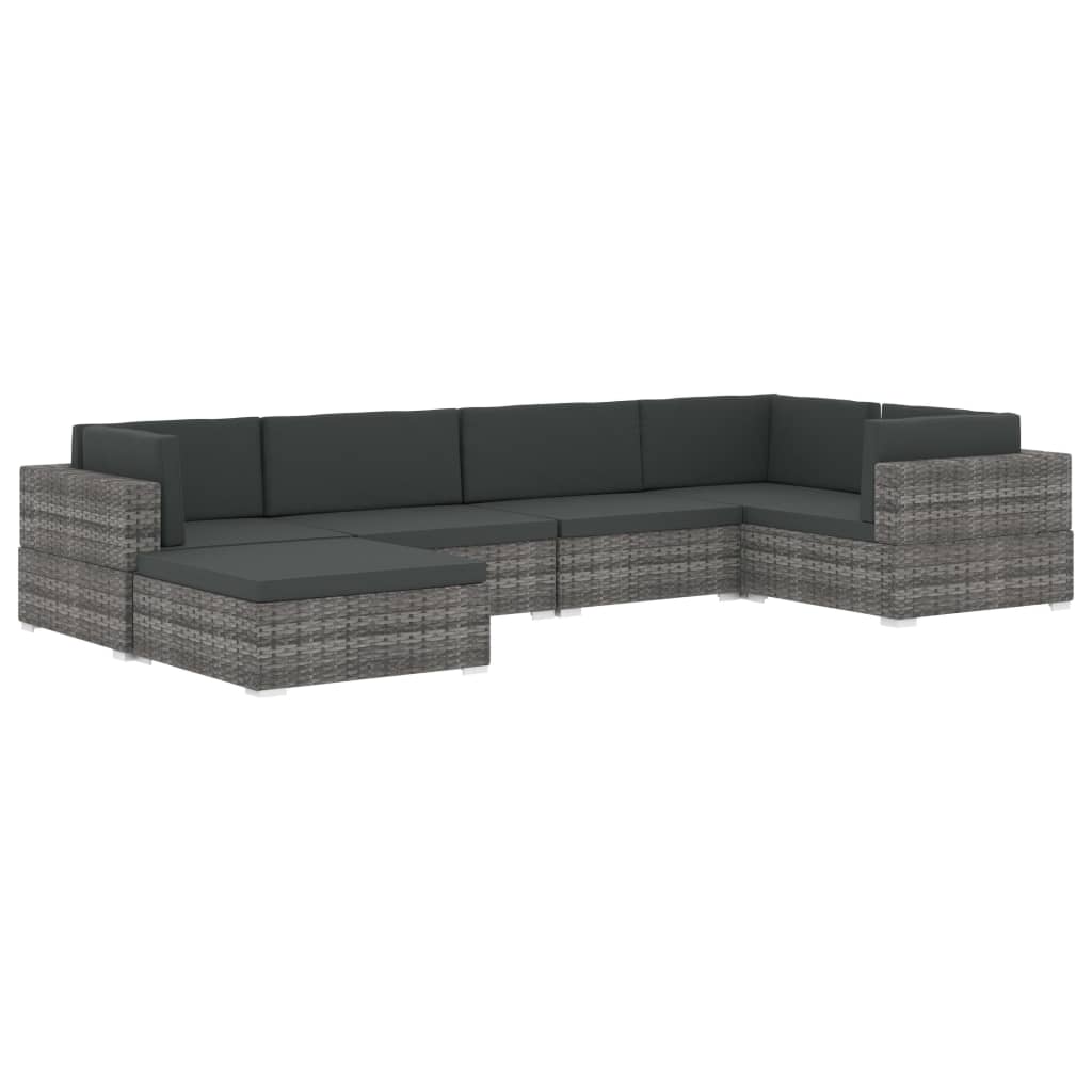 Garten Sofa Mittelteil Schwarz Poly Rattan Inkl. Bequeme Auflagen Kombinierbar Garten Sofa Mittelteil Schwarz Poly Rattan Inkl. Bequeme Auflagen Kombinierbar