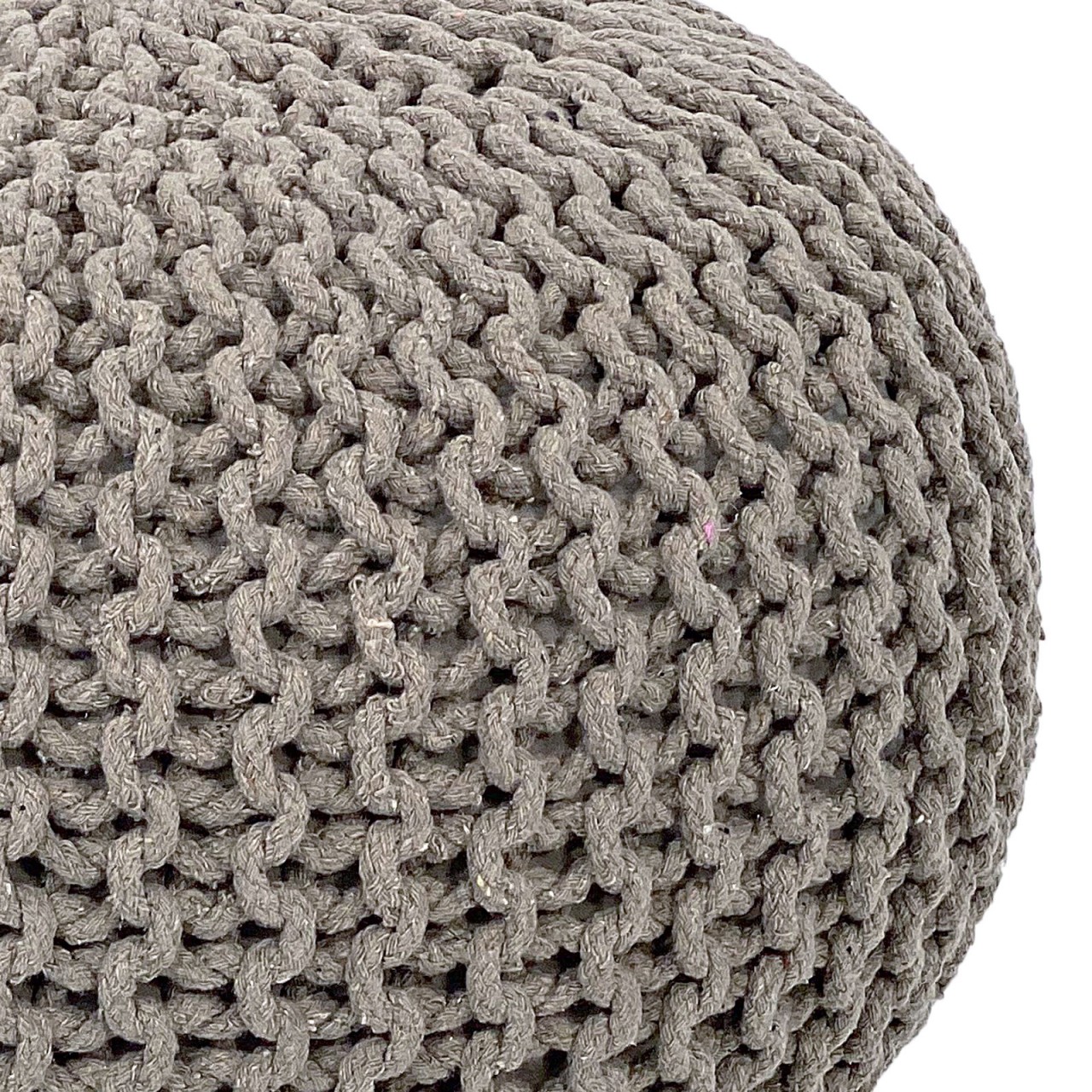Pouf Set 3 Stück Ø 55 cm Bodenkissen Strickhocker Sitzhocker Sitzkissen Hocker nachhaltig Grobstrick Pouf Set 3 Stück Ø 55 cm Bodenkissen Strickhocker Sitzhocker Sitzkissen Hocker nachhaltig Grobstrick