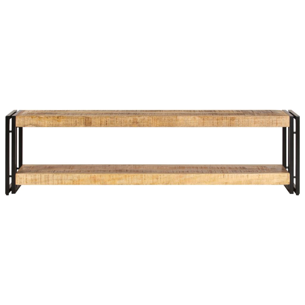 TV-Schrank Mango Massivholz 150x30x40 cm rustikaler Look für Wohnzimmer TV-Schrank Mango Massivholz 150x30x40 cm rustikaler Look für Wohnzimmer