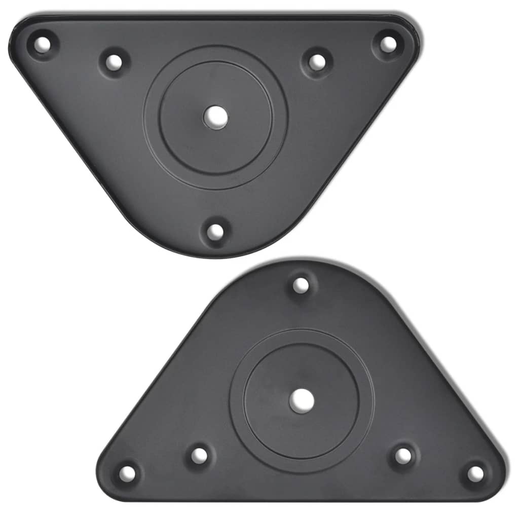 Tischbein-Set 4x Höhenverstellbar Schwarz 1100 mm für DIY-Tische Stabil Modern
