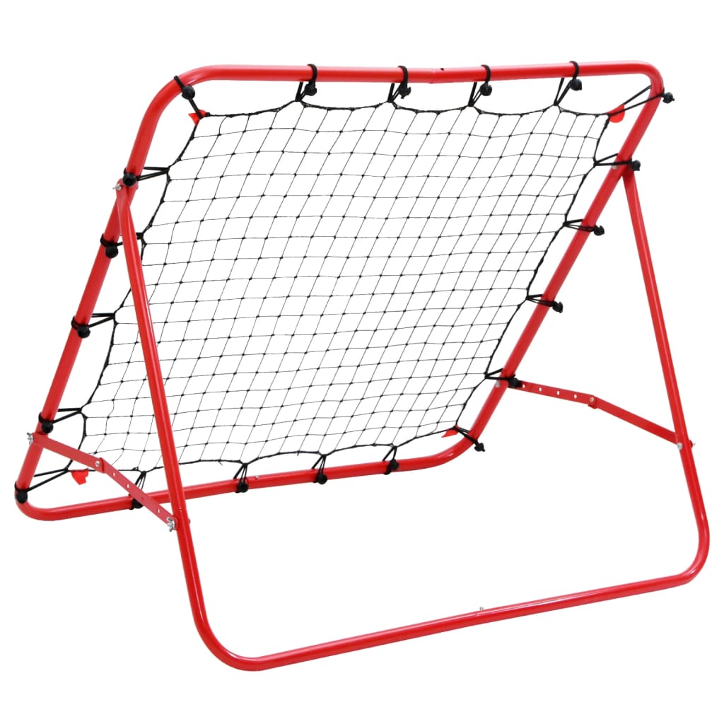 Verstellbarer Fußball-Kickback-Rebounder Trainingsgerät Rückprallwand 100 x 100 cm