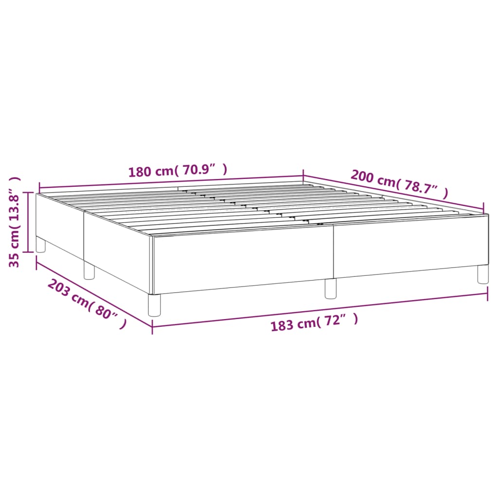 Bett Samt Schwarz 180x200 cm mit Sperrholzlatten Modernes Design