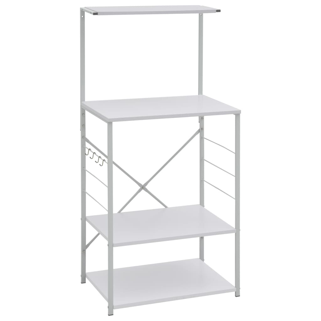 Küchenregal Mikrowellenregal Mikrowelle 60x39,6x123 cm Weiß Praktisch Stabil Küchenregal Mikrowellenregal Mikrowelle 60x39,6x123 cm Weiß Praktisch Stabil