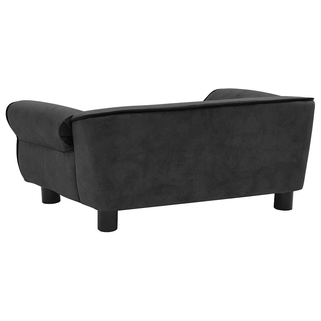 Hundesofa Dunkelgrau 72x45x30 cm weich gepolstert mit Plüschbezug pflegeleicht Hundesofa Dunkelgrau 72x45x30 cm weich gepolstert mit Plüschbezug pflegeleicht