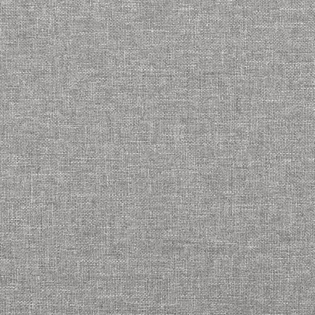 Bett Kopfteile 2er-Set Hellgrau 72x5x78/88 cm Stoff komfortables Schlafzimmer Bett Kopfteile 2er-Set Hellgrau 72x5x78/88 cm Stoff komfortables Schlafzimmer