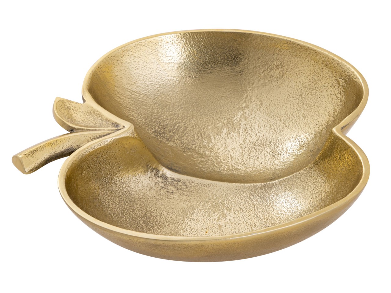 Apfel Schale Dekoschale Masterbox 12-teilig Apple gold o. silber Aluminium Apfel Schale Dekoschale Masterbox 12-teilig Apple gold o. silber Aluminium