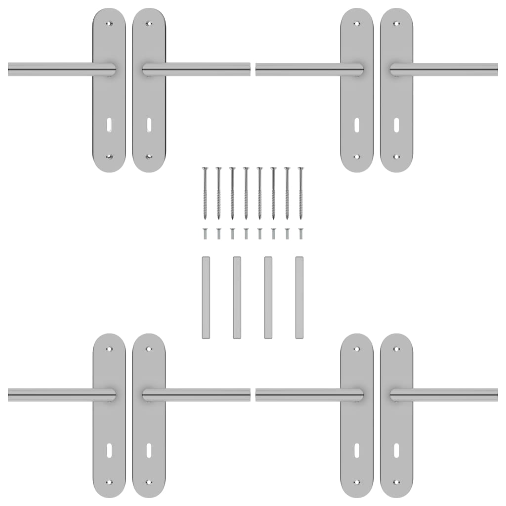 Türgriffe 2 Sets mit BBRiegelschloss Edelstahl