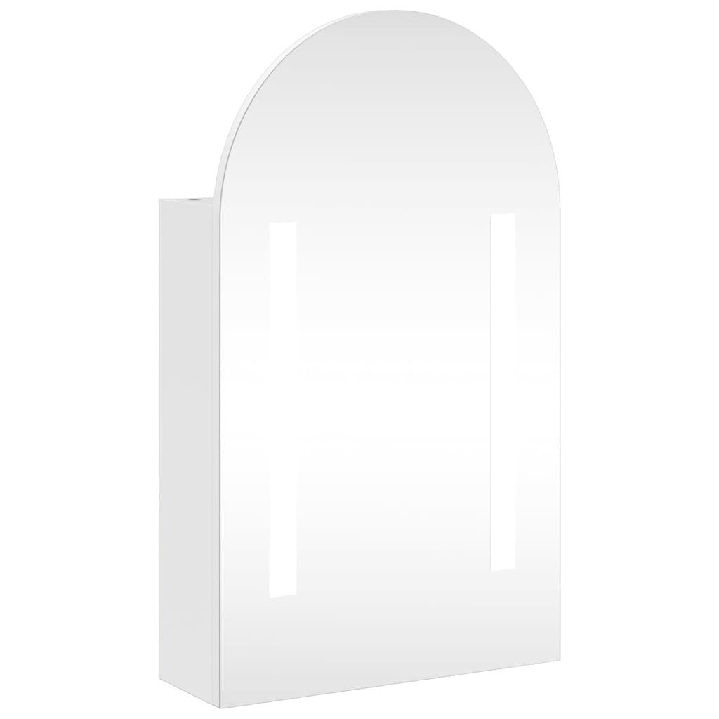 Spiegelschrank LED Gewölbt Weiß 42x13x70 cm Modern funktional Stilvoll Spiegelschrank LED Gewölbt Weiß 42x13x70 cm Modern funktional Stilvoll