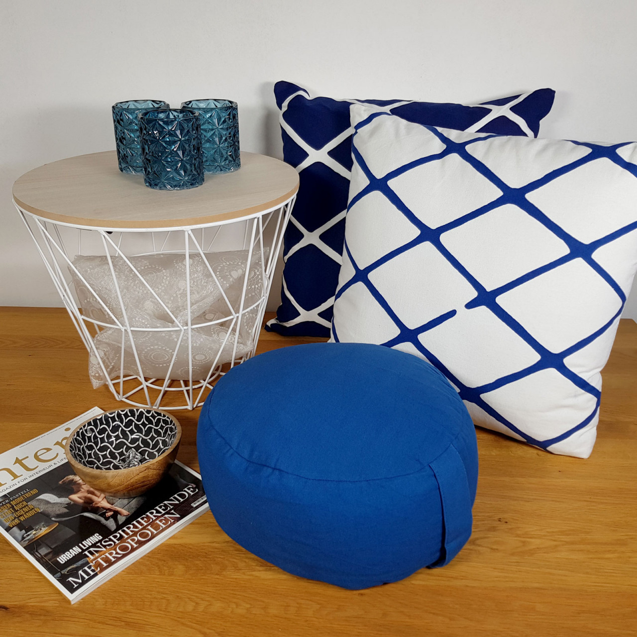 Yogakissen Meditationskissen Sitzkissen Bodenkissen Lotus rund H 14 x ø 31 cm Bezug waschbar Yogakissen Meditationskissen Sitzkissen Bodenkissen Lotus rund H 14 x ø 31 cm Bezug waschbar