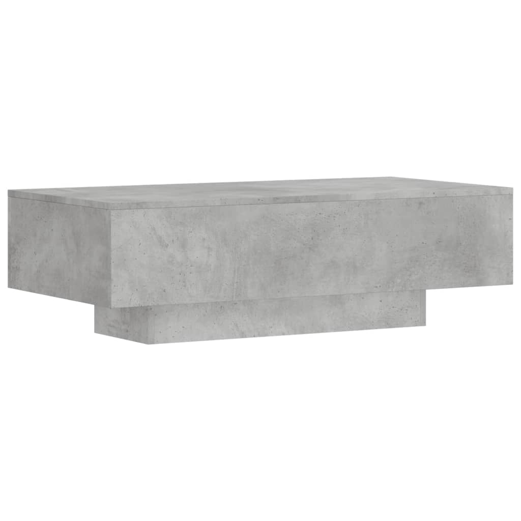 Couchtisch Betongrau 100x49,5x31 cm Holz Modernes Design