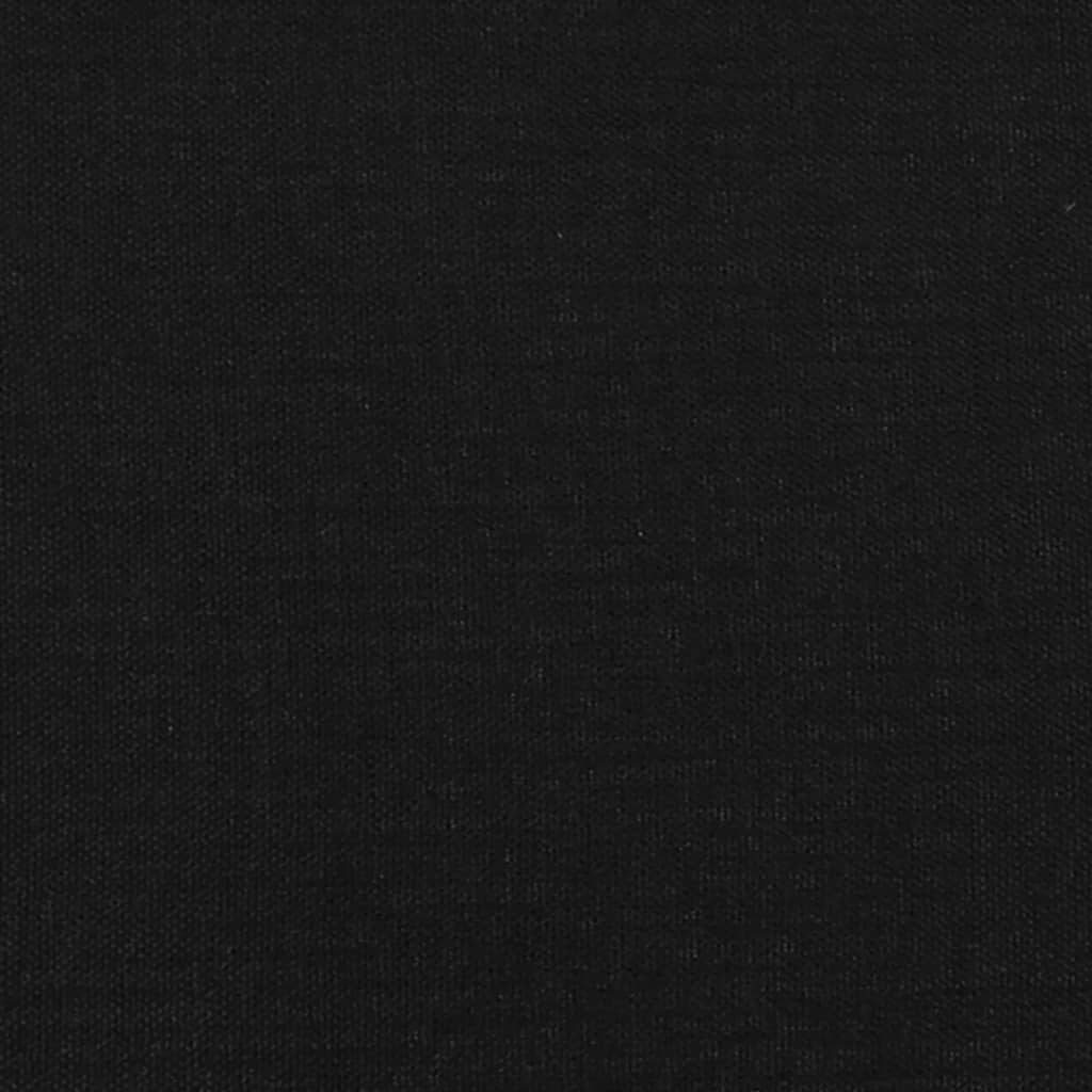 Bettgestell 140x190 cm Schwarz Weiches Stoffdesign für stilvolles Ambiente Bettgestell 140x190 cm Schwarz Weiches Stoffdesign für stilvolles Ambiente