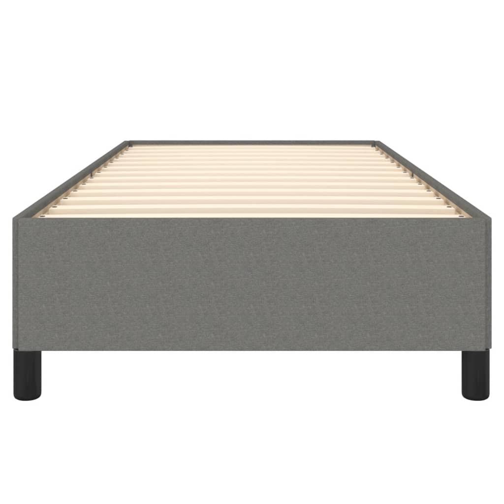 Bettgestell Dunkelgrau 90x200 cm ohne Matratze Stilvoll Stabil Funktional Bettgestell Dunkelgrau 90x200 cm ohne Matratze Stilvoll Stabil Funktional