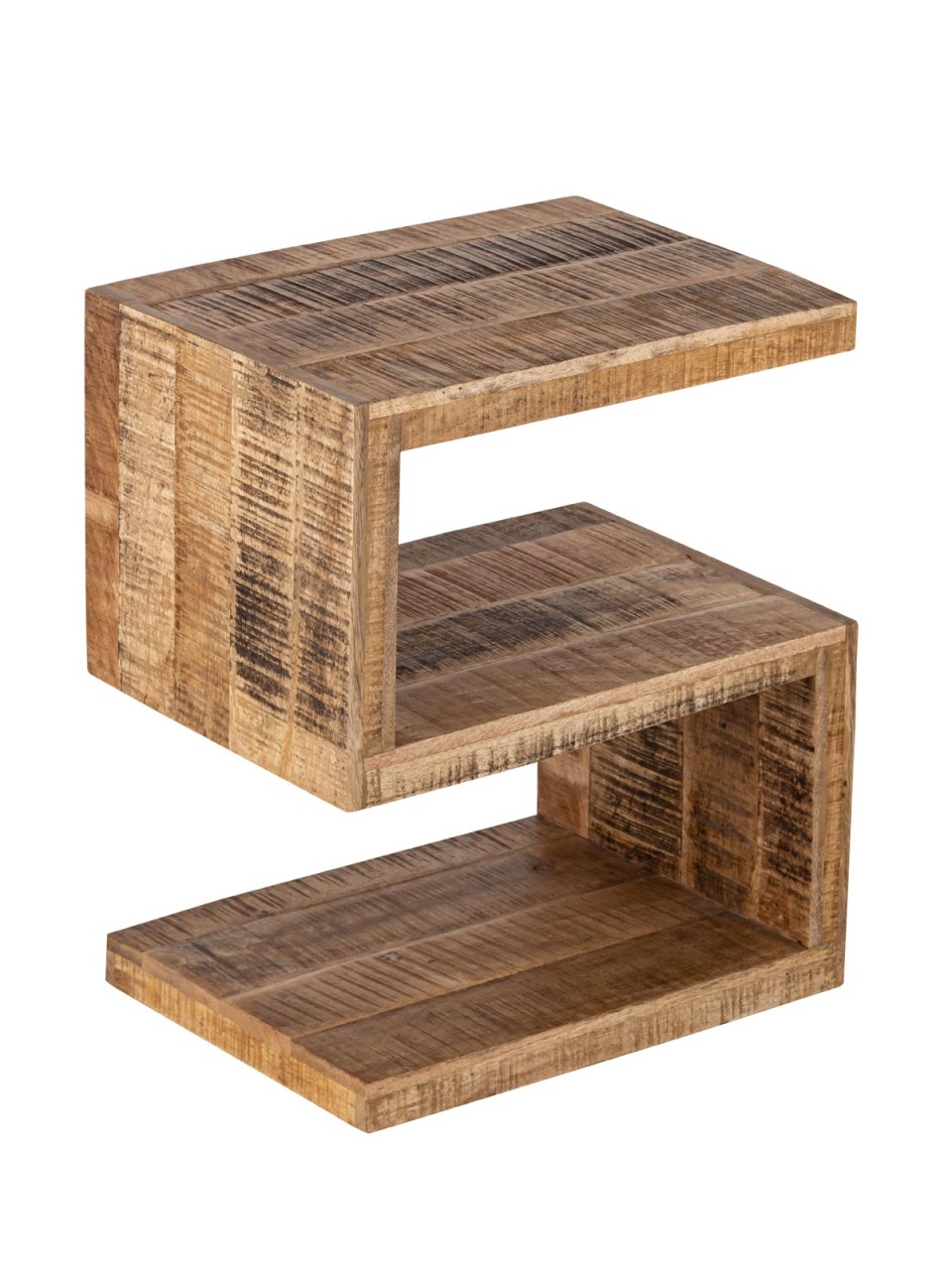 Beistelltisch Holz S Form 42x50x31cm Sofatisch Sissi Blumensäule nachhaltig Mango Altholz Beistelltisch Holz S Form 42x50x31cm Sofatisch Sissi Blumensäule nachhaltig Mango Altholz