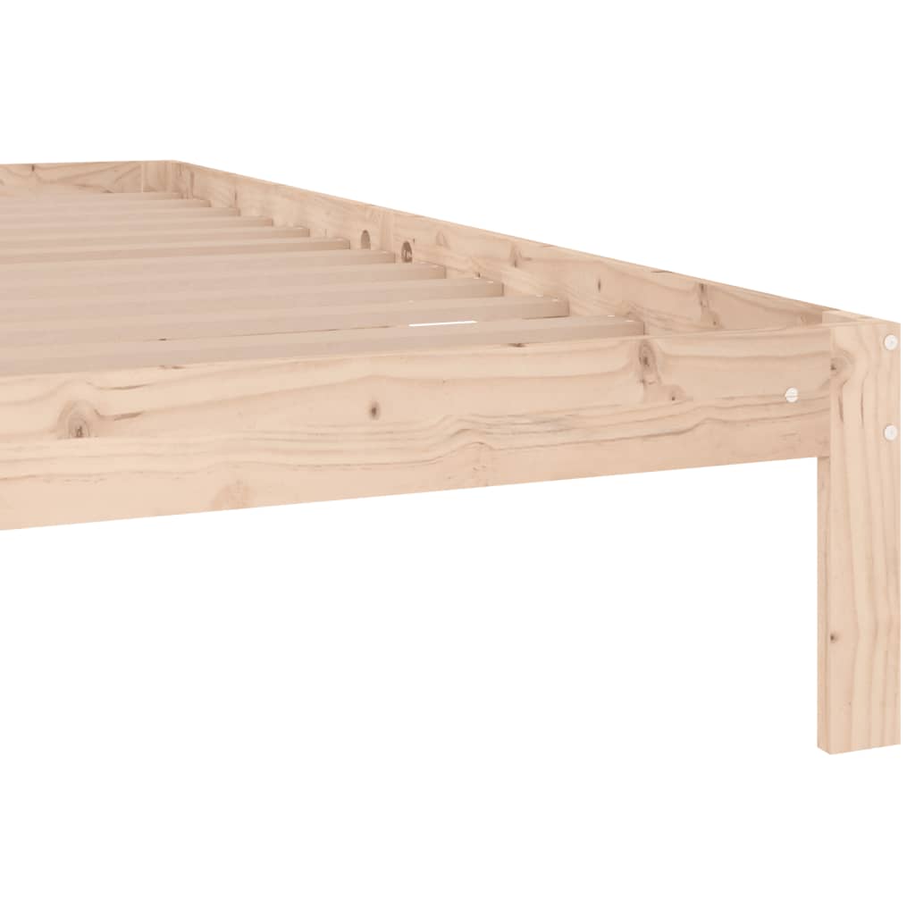 Doppelbett Holzbett 180x200 cm Naturholz für gemütlichen Schlaf Rustikal Modern Doppelbett Holzbett 180x200 cm Naturholz für gemütlichen Schlaf Rustikal Modern