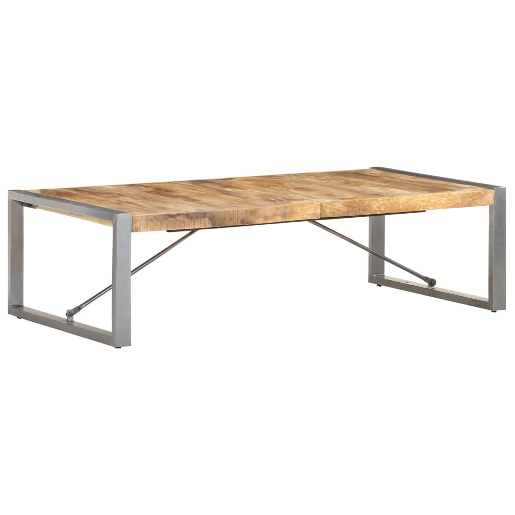 Couchtisch Mangoholz rau 140x70x40 cm