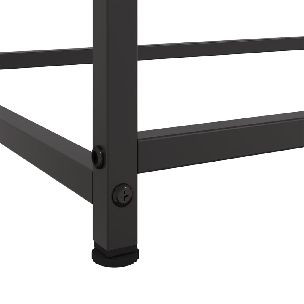Sideboard Schwarz 100,5x39x107 cm Kaltgewalzter Stahl für modernes Wohnen Sideboard Schwarz 100,5x39x107 cm Kaltgewalzter Stahl für modernes Wohnen