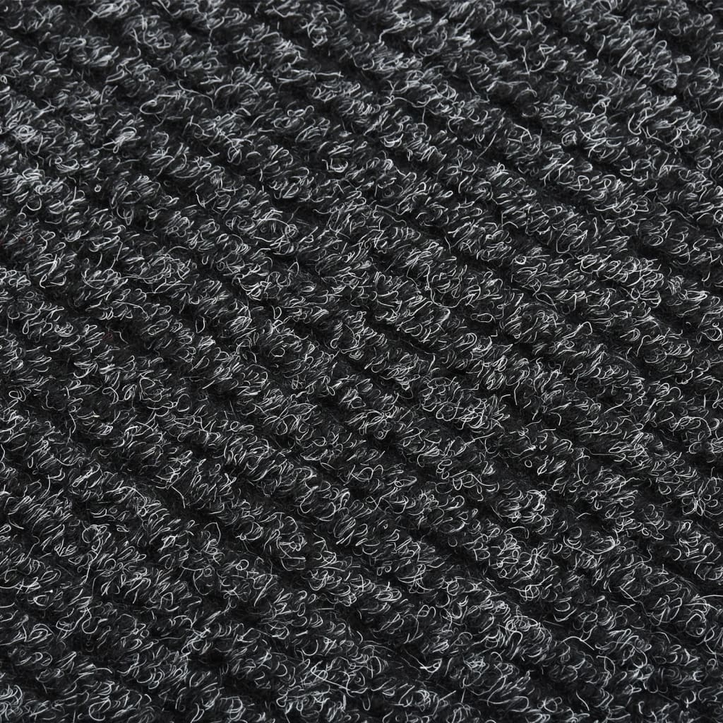 Schmutzfangläufer Fußmatte 100x150 cm Anthrazit Rutschfest Robust Innen Außen