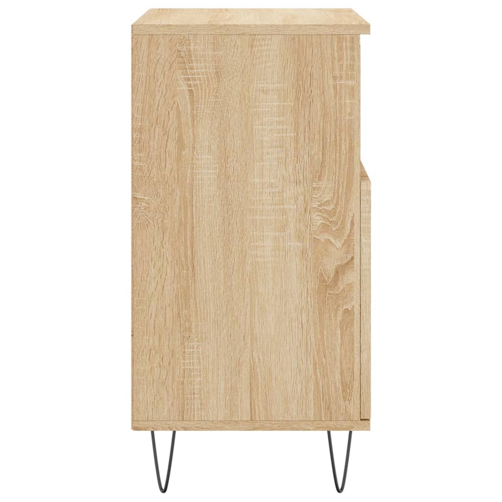 Sideboard mit Türen 60 cm breit in Sonoma Eiche Optik Wohnzimmer Flur modern Sideboard mit Türen 60 cm breit in Sonoma Eiche Optik Wohnzimmer Flur modern