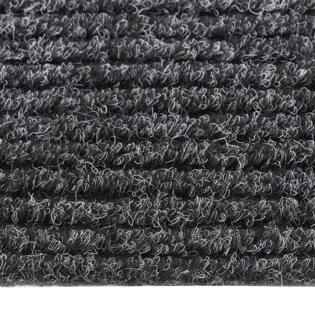 Schmutzfangläufer Fußmatte 100x150 cm Anthrazit Rutschfest Robust Innen Außen