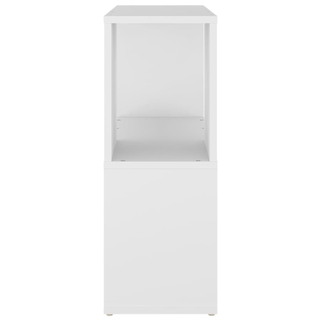 Bücherschrank Weiß 60x24x63 cm Holzwerkstoff Regal Aufbewahrungsschrank Standregal Bücherregal Modern Bücherschrank Weiß 60x24x63 cm Holzwerkstoff Regal Aufbewahrungsschrank Standregal Bücherregal Modern