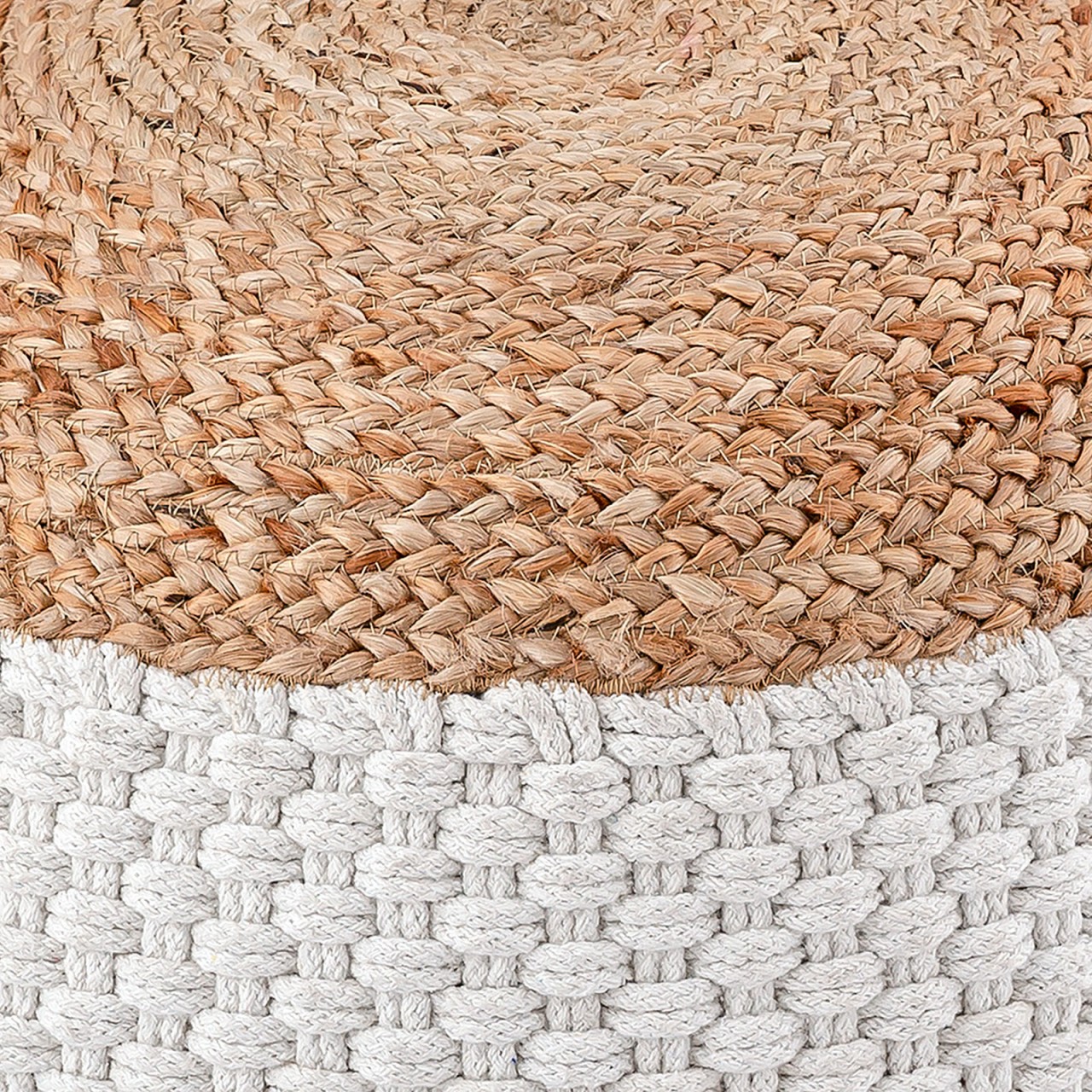 Sitzpouf Jute Sitzhocker rund 50x50 cm Deko Hocker Jute natur Sitzpouf Bodenkissen Fußhocker Sitzpouf Jute Sitzhocker rund 50x50 cm Deko Hocker Jute natur Sitzpouf Bodenkissen Fußhocker