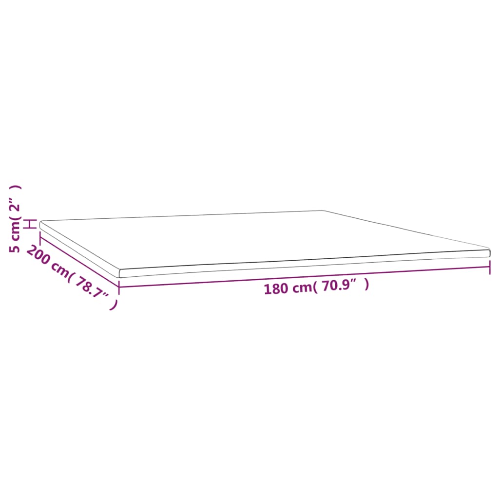 Topper Matratzenauflage 180x200x5 cm für extra Liegekomfort atmungsaktiv Topper Matratzenauflage 180x200x5 cm für extra Liegekomfort atmungsaktiv