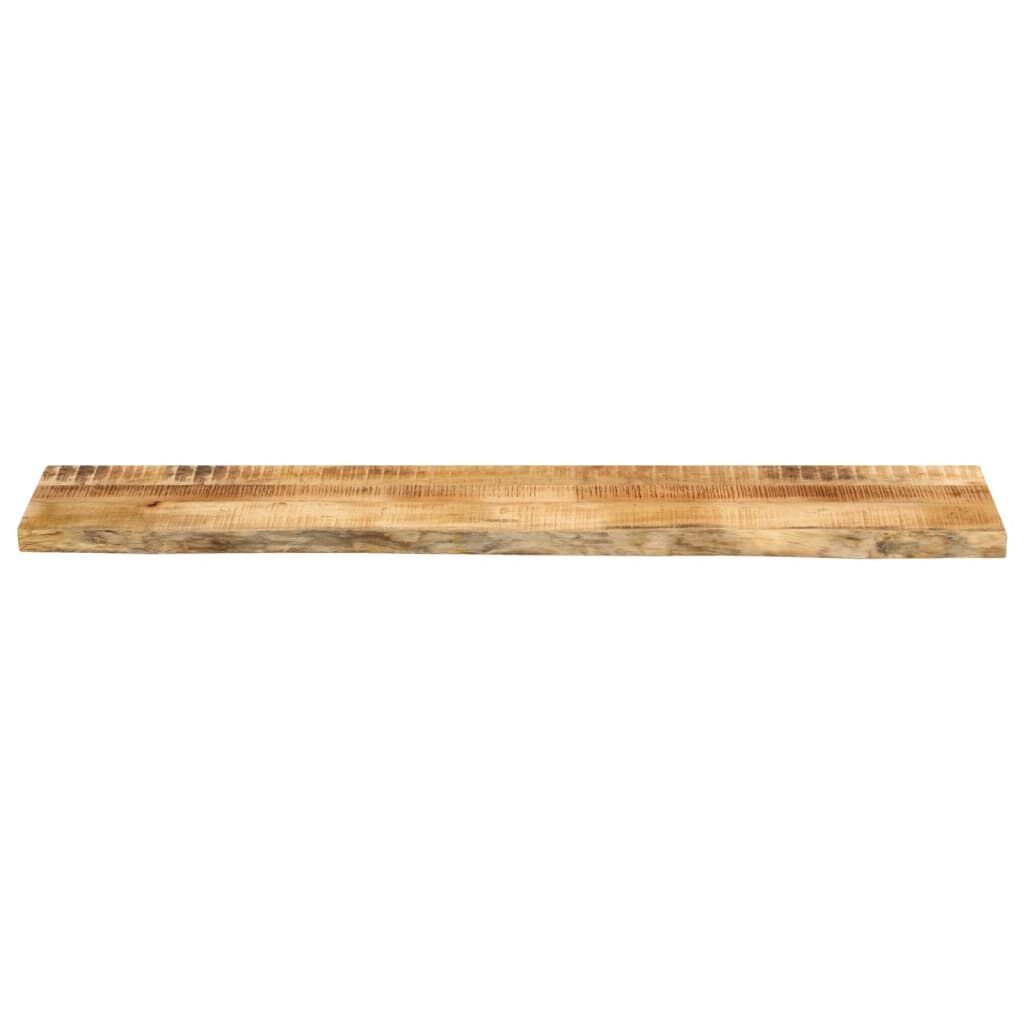 Tischplatte Mango Massivholz 160x30 cm mit natürlicher Baumkante rustikal Tischplatte Mango Massivholz 160x30 cm mit natürlicher Baumkante rustikal