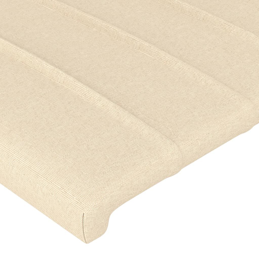 Kopfteil Bett Set 2 Stück Creme Polster 80 cm für Betten aller Art modern Kopfteil Bett Set 2 Stück Creme Polster 80 cm für Betten aller Art modern