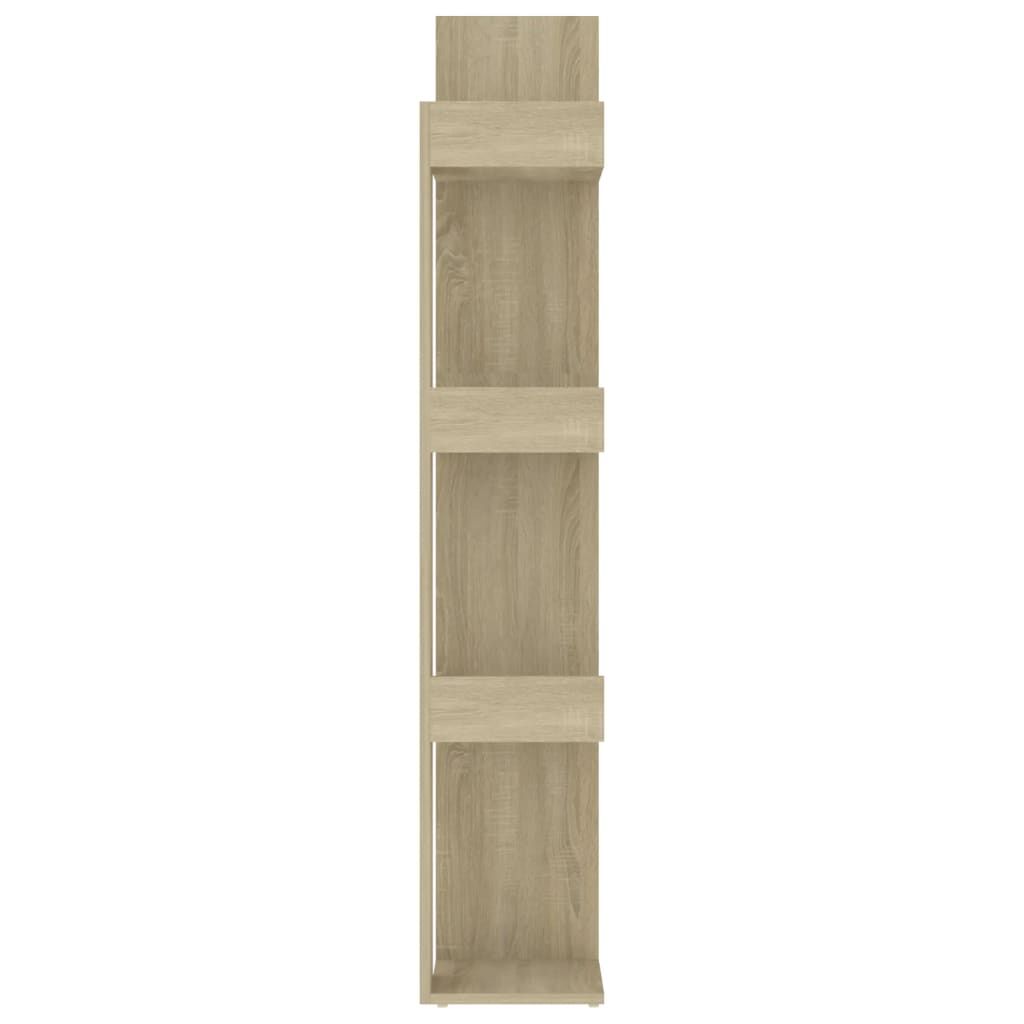 Bücherregal Sonoma Eiche 86x25x140 cm mit Fächern aus Holzwerkstoff modern Bücherregal Sonoma Eiche 86x25x140 cm mit Fächern aus Holzwerkstoff modern