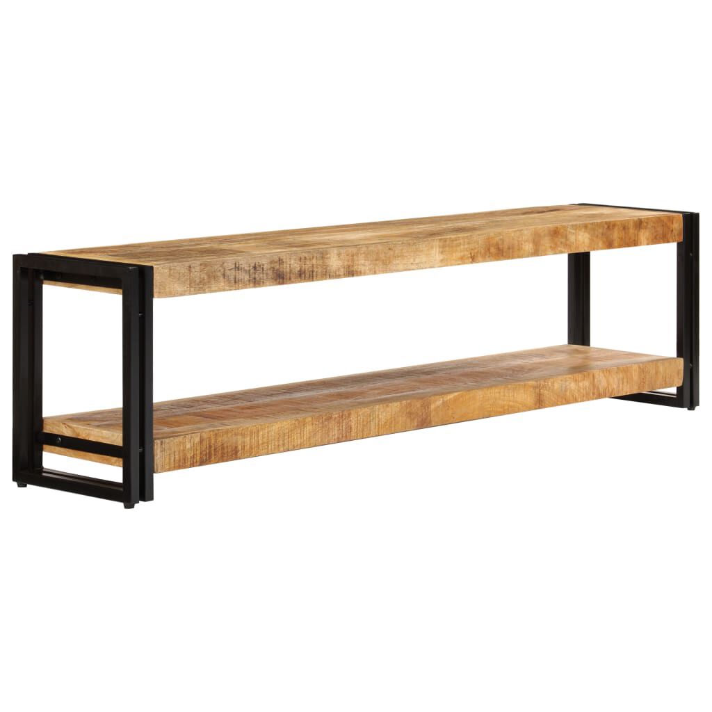 TV-Schrank Mango Massivholz 150x30x40 cm rustikaler Look für Wohnzimmer TV-Schrank Mango Massivholz 150x30x40 cm rustikaler Look für Wohnzimmer
