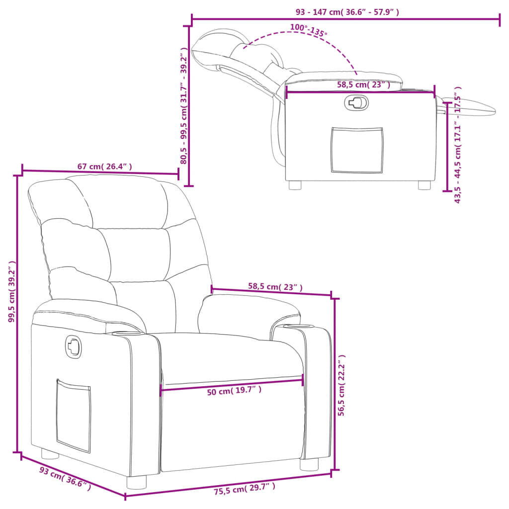 Relaxsessel aus Kunstleder in Rot stilvoll bequem ideal für Wohnzimmer Relaxsessel aus Kunstleder in Rot stilvoll bequem ideal für Wohnzimmer