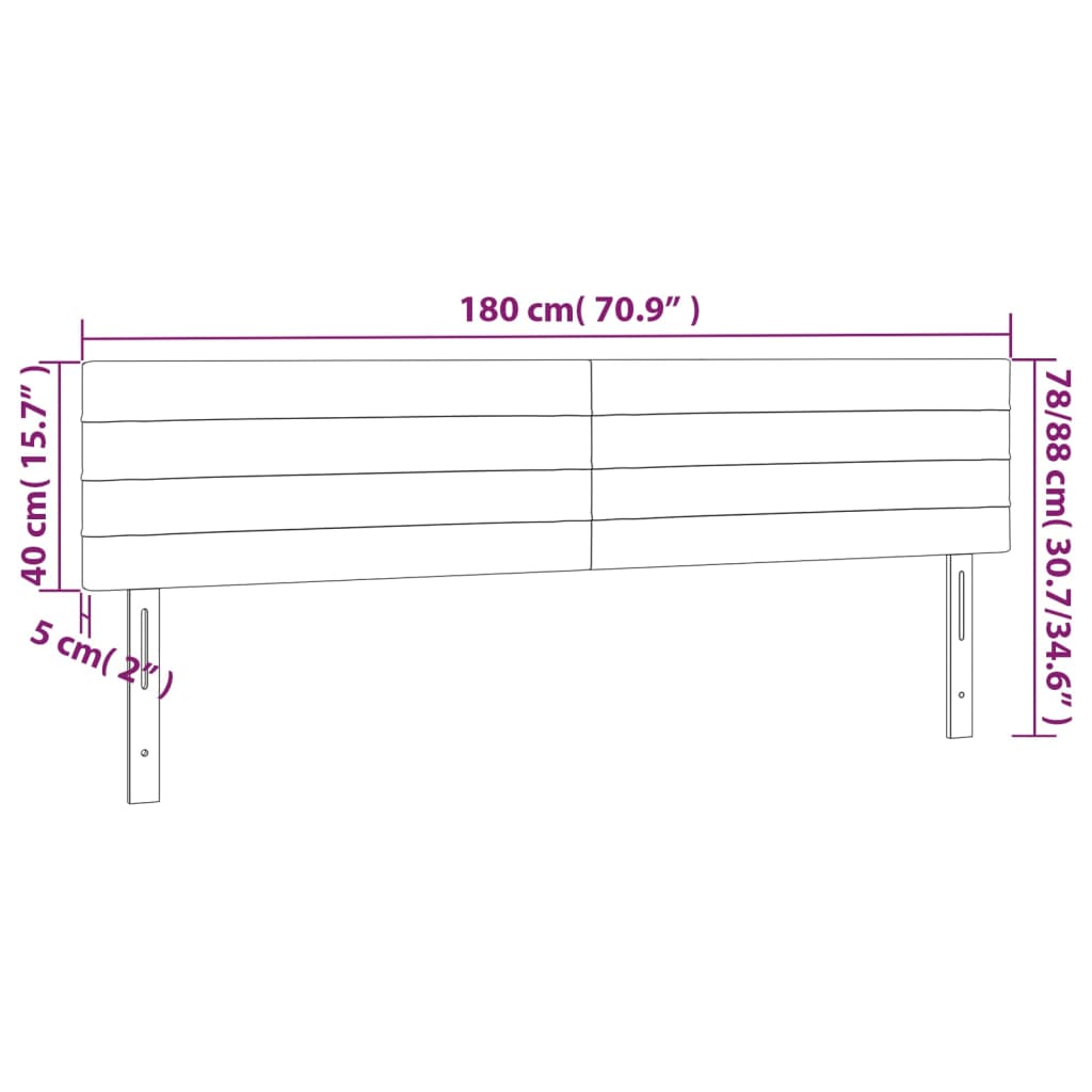 Kopfteile 2 Stk. Dunkelblau 90x5x78/88 cm Samt Weich Elegant Komfortabel Kopfteile 2 Stk. Dunkelblau 90x5x78/88 cm Samt Weich Elegant Komfortabel
