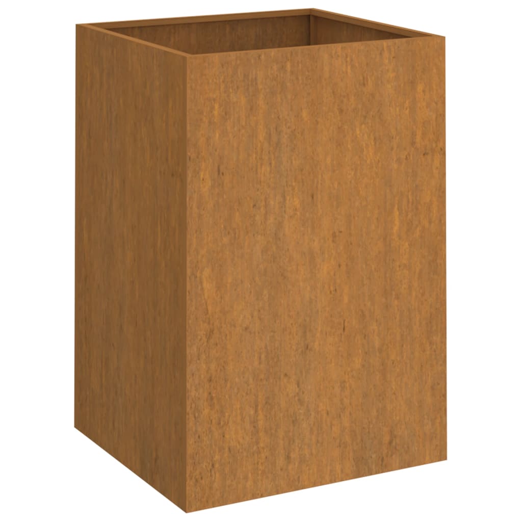 Pflanzkübel Cortenstahl Rostig 52x48x75cm Hochbeet Robust Langle