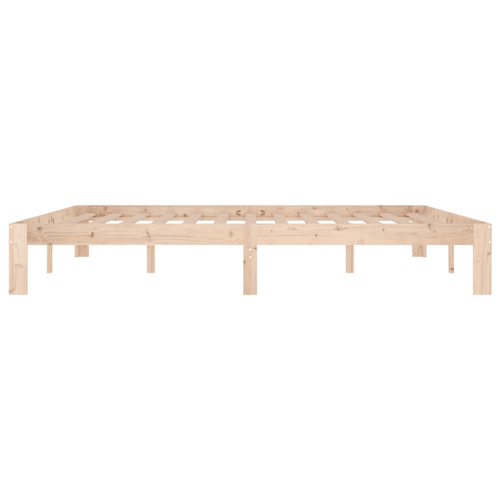 Doppelbett Holzbett 180x200 cm Naturholz für gemütlichen Schlaf Rustikal Modern Doppelbett Holzbett 180x200 cm Naturholz für gemütlichen Schlaf Rustikal Modern