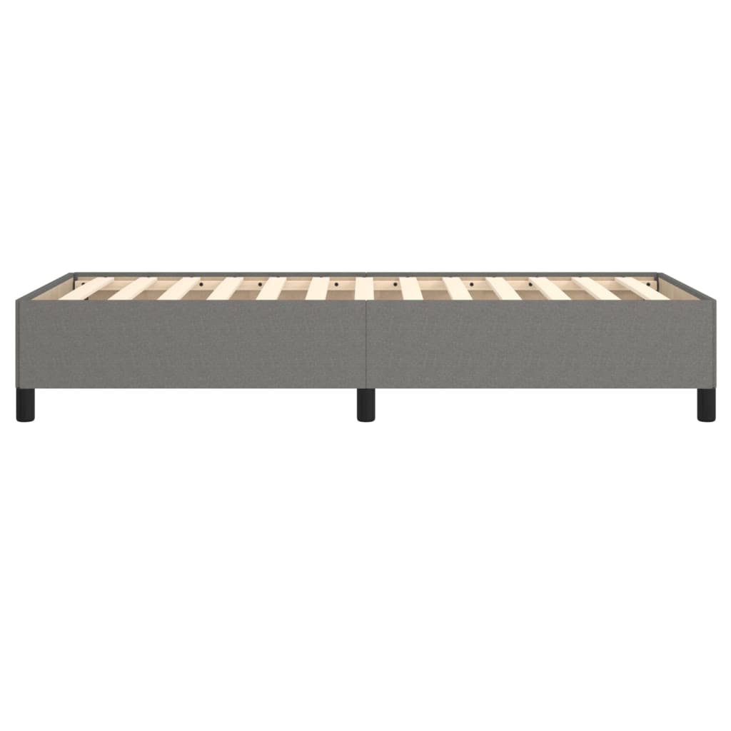 Bettgestell Dunkelgrau 90x200 cm ohne Matratze Stilvoll Stabil Funktional Bettgestell Dunkelgrau 90x200 cm ohne Matratze Stilvoll Stabil Funktional