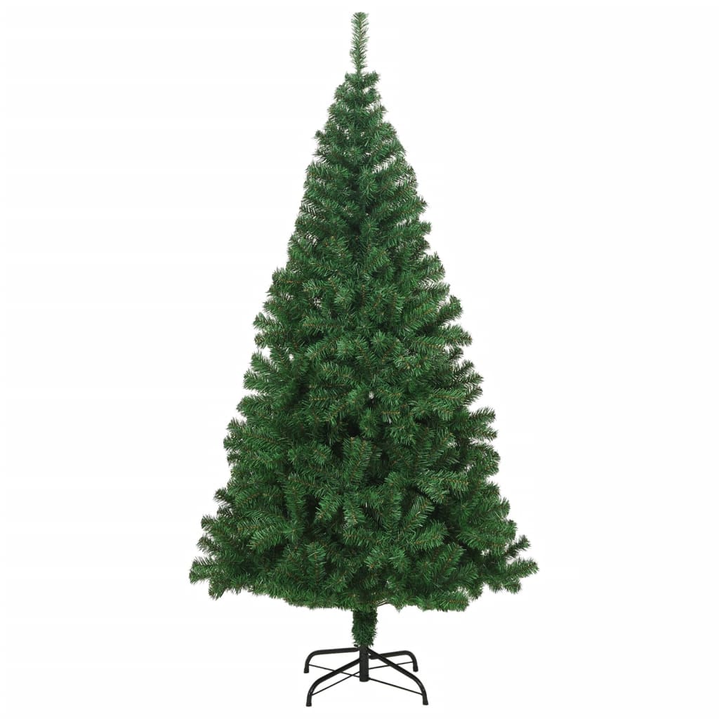 Künstlicher Weihnachtsbaum mit dicken Ästen Grün 210cm PVC Festlich Naturgetreu