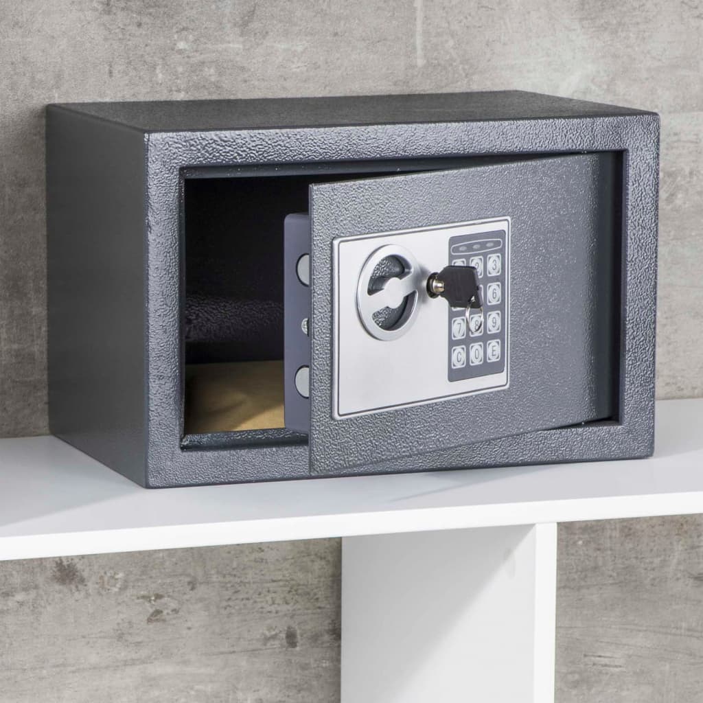 Sicherheits-Safe mit Elektroschloss Anthrazit 35x31x50 cm Stahl Sicherheits-Safe mit Elektroschloss Anthrazit 35x31x50 cm Stahl