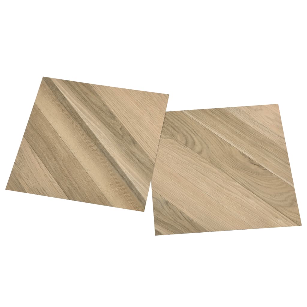 PVC-Fliesen Selbstklebend 55 Stk. 5,11 m² Braun Gestreift Pflegeleicht modern PVC-Fliesen Selbstklebend 55 Stk. 5,11 m² Braun Gestreift Pflegeleicht modern