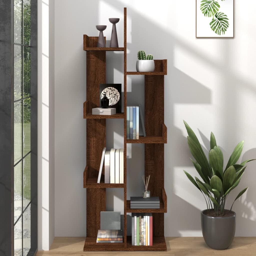 Bücherschrank Regal Aufbewahrungsschrank Bücherregal 48 x 25,5 x 140 cm Massivholz Eiche Bücherschrank Regal Aufbewahrungsschrank Bücherregal 48 x 25,5 x 140 cm Massivholz Eiche