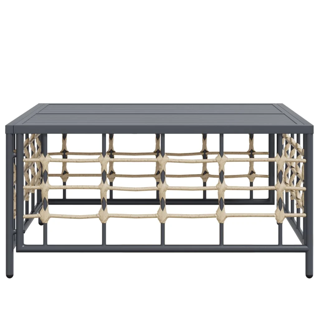Gartentisch Outdoor-Tisch Terrassentisch 70x70x34 cm Polyrattan