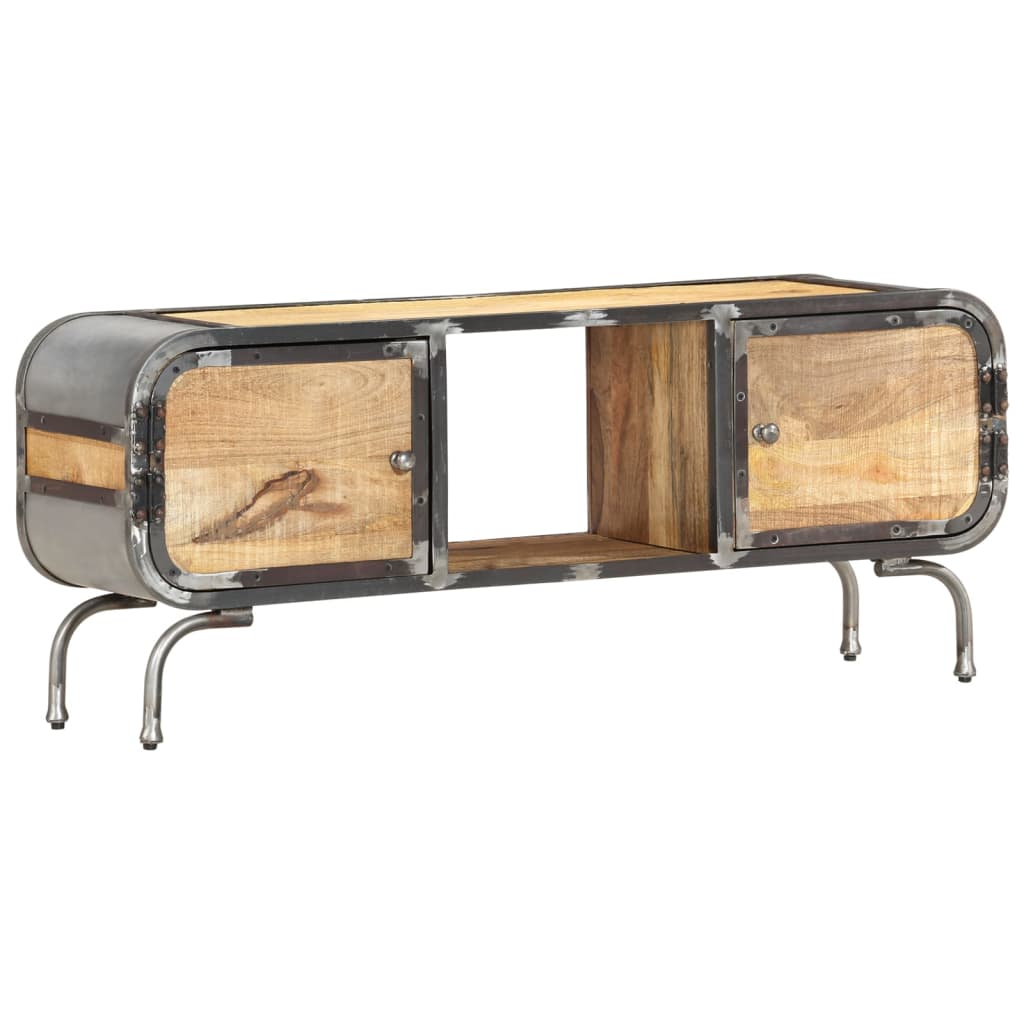 TV-Schrank Mangoholz 110x30x42 cm Massivholz Industrie Design TV-Schrank Mangoholz 110x30x42 cm Massivholz Industrie Design
