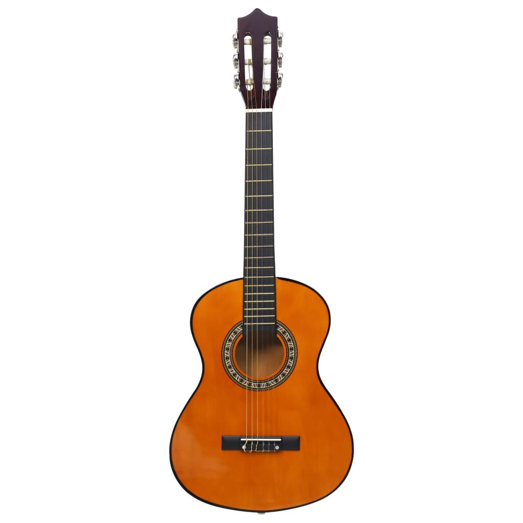 Anfänger Gitarre Gitarrenset 34 Zoll Klassikgitarre mit 8 Zubehörteilen Anfänger Gitarre Gitarrenset 34 Zoll Klassikgitarre mit 8 Zubehörteilen