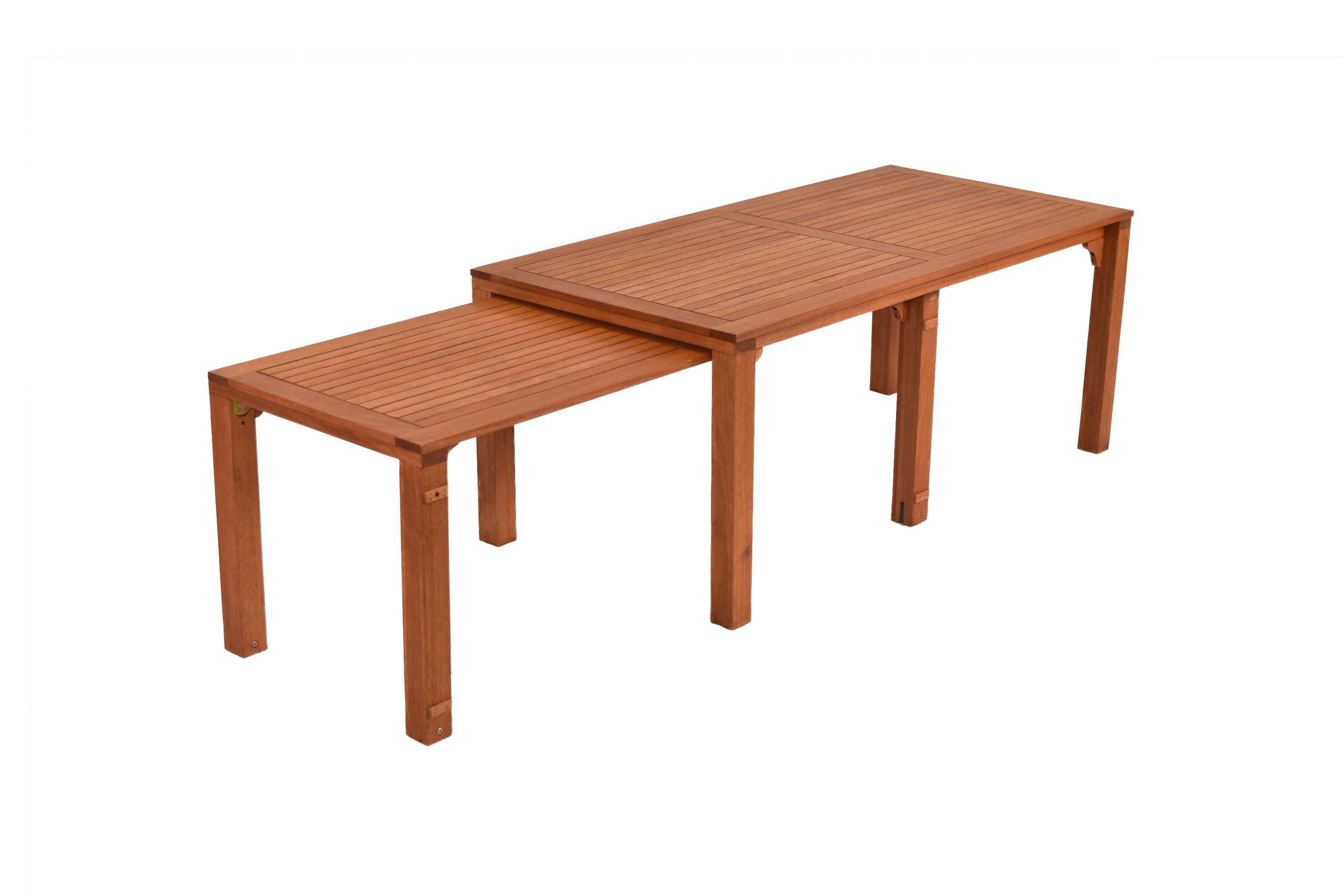 Comodoro Gartenmöbel-Set für 10 Personen – 11-teilig aus FSC® Eukalyptusholz mit großem Flex-Ausziehtisch 185–370 cm & verstellbaren Klappsesseln