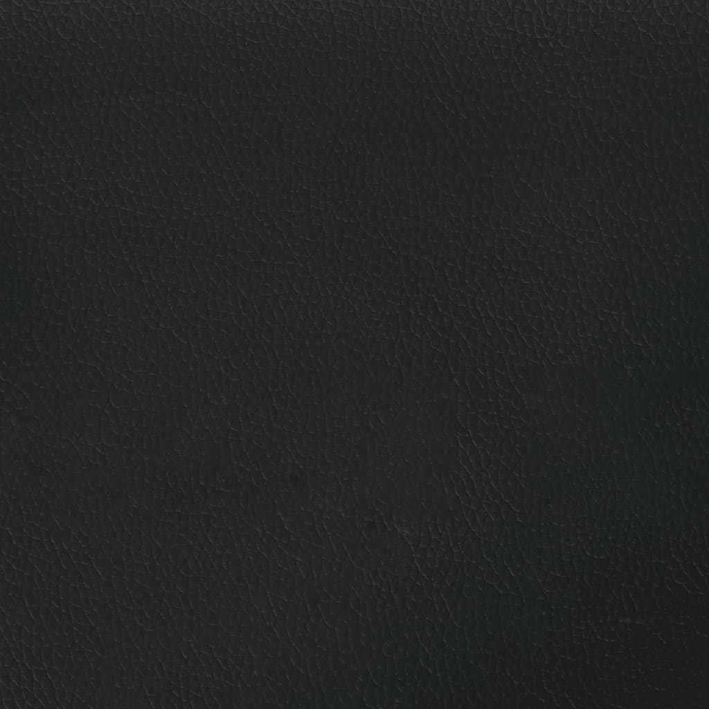 Bettgestell 120x200 cm – Kunstleder Schwarz mit Kopfteil Komfort modern Bettgestell 120x200 cm – Kunstleder Schwarz mit Kopfteil Komfort modern