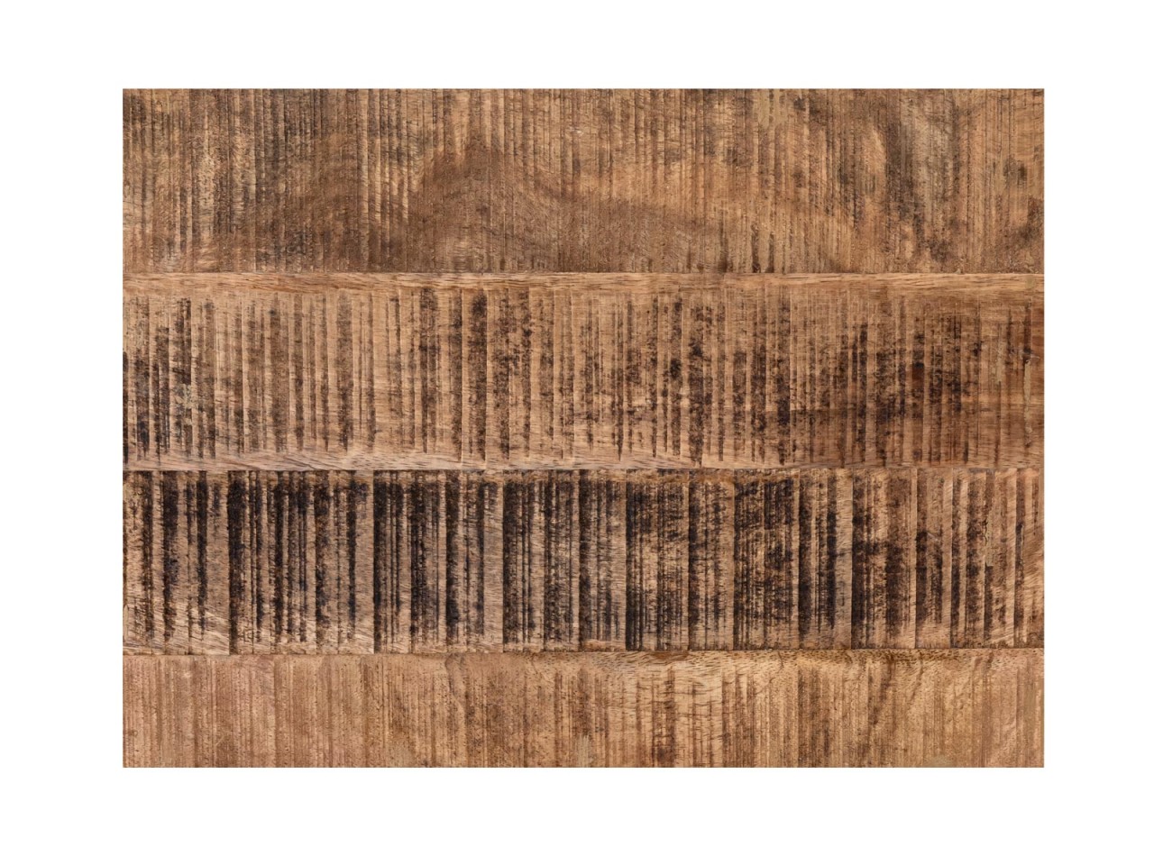 Beistelltisch Holz S Form 42x50x31cm Sofatisch Sissi Blumensäule nachhaltig Mango Altholz